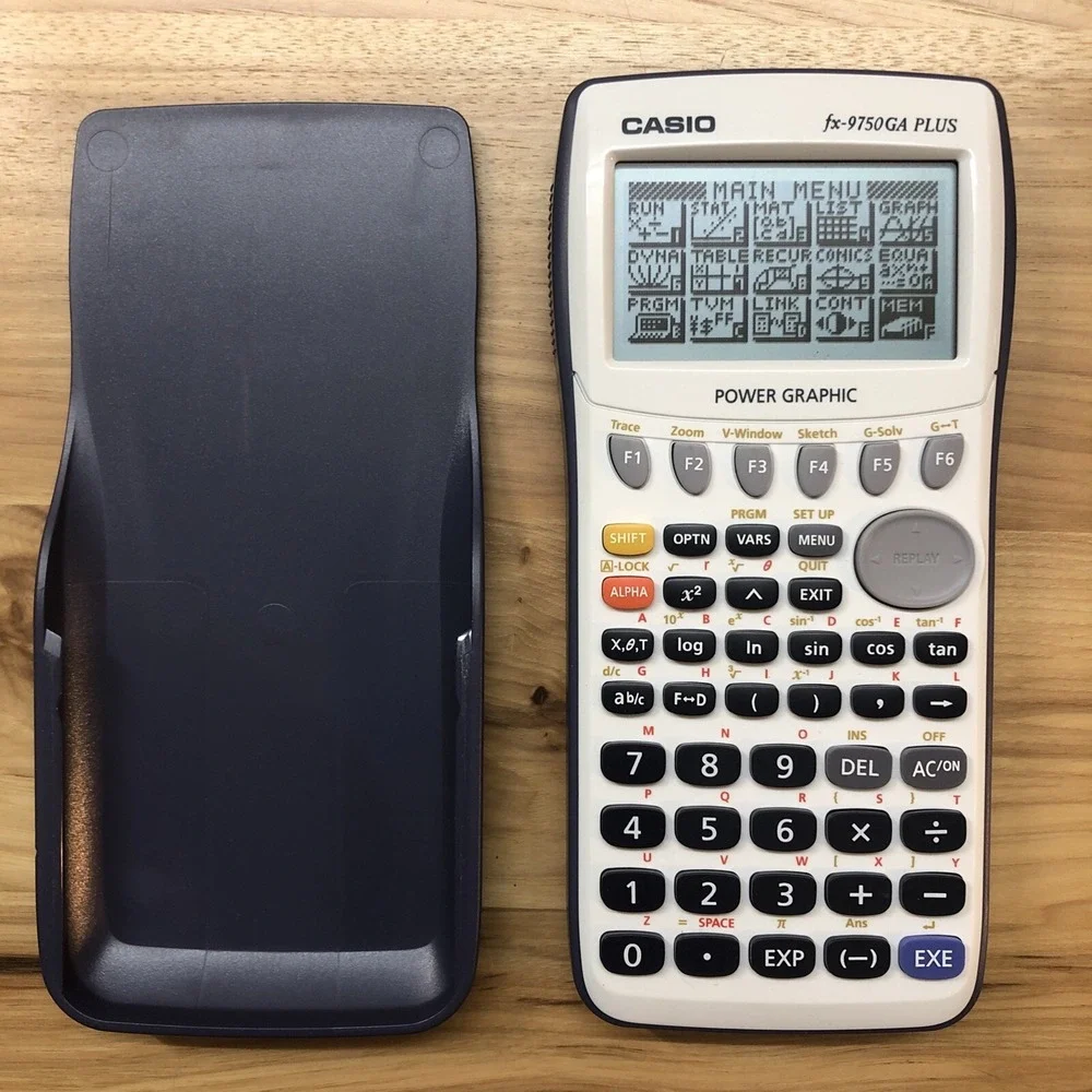 Casio FX-9750GA Plus Graphing Calculator – Tested - BATTERIES NOT INCLUDED